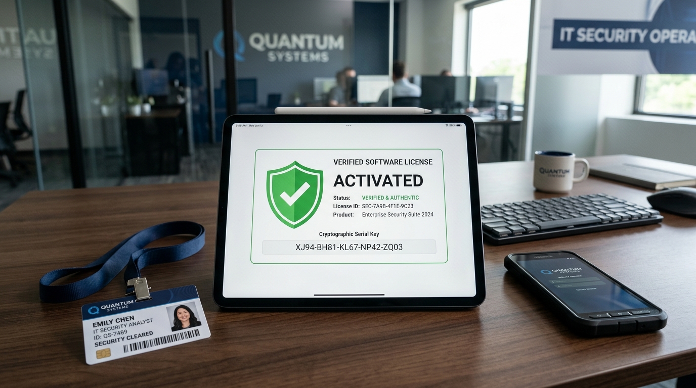 Secure Verified Software License Activation