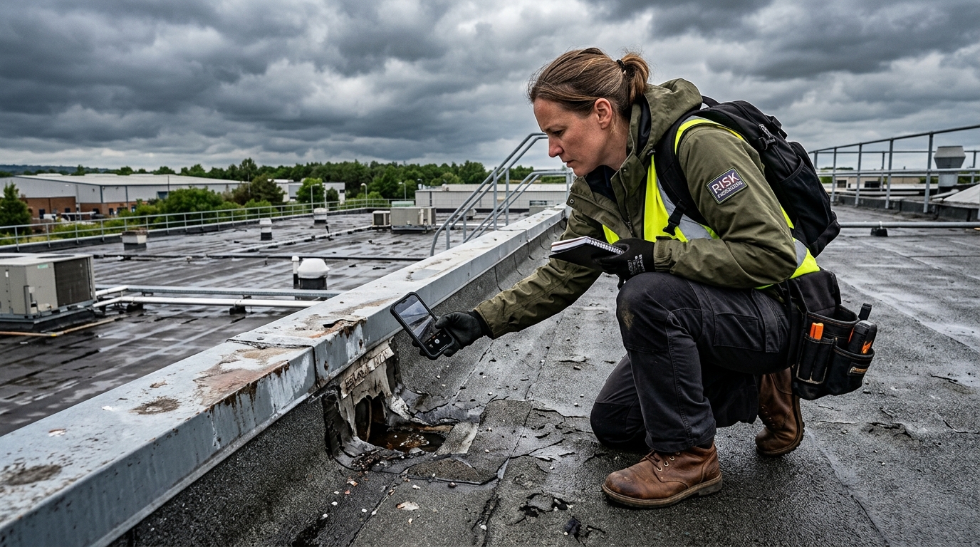Rooftop Flashing and Overflow Inspection